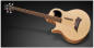 Preview: Warwick Alien, Lefthand, 4-String - Natural Transparent Satin, Demomodell